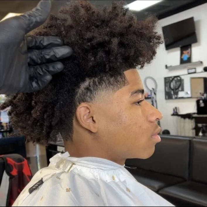 Fade haircut